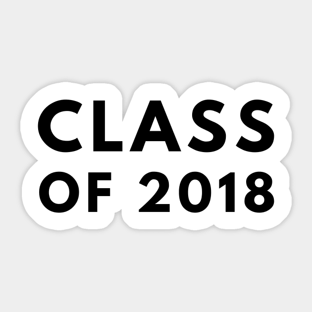 Class of 2018 Sticker by officialdesign